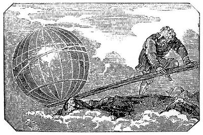Archimedes lever, give me a fulcrum and I will move the world